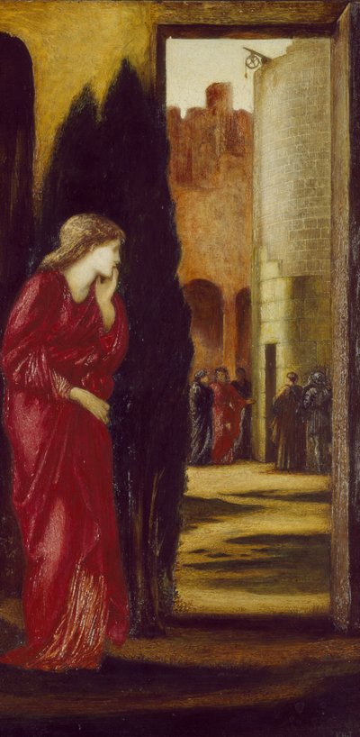 Danaë und der eherne Turm, 1872 von Edward Burne Jones